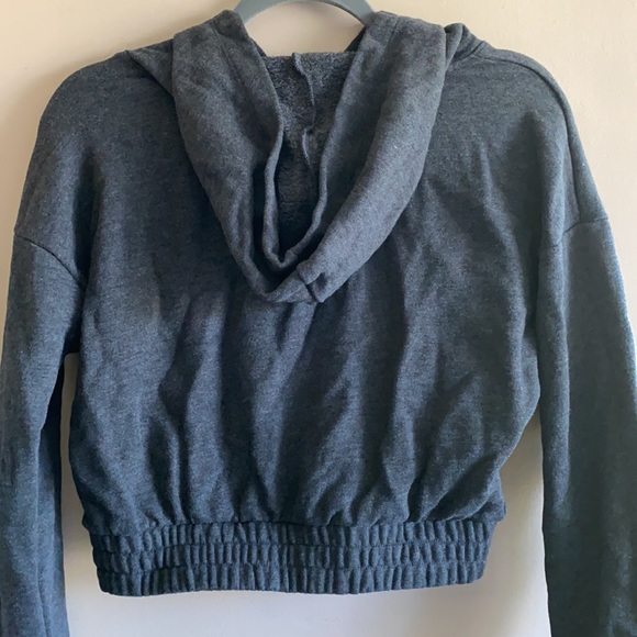 NWOT VICTORIA’S SECRET cropped sequin hoodie - Picture 3 of 6